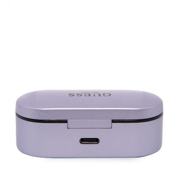 Guess słuchawki Bluetooth GUTWST31EU TWS + stacja dokująca fioletowy/purple