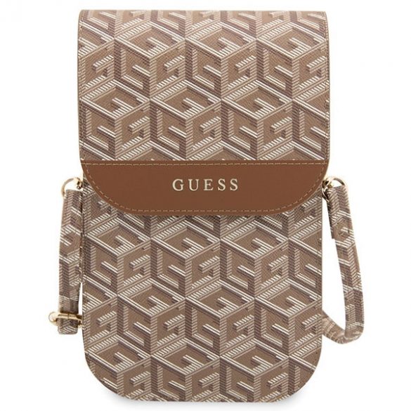 Guess Torebka GUWBHGCFSEW brązowy/maro GCube Stripe