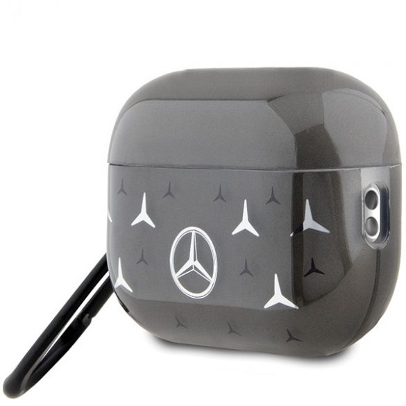 Husă Mercedes MEAP28DPMGS AirPods Pro 2 (2022/2023) carnaie/neagră Large Star Pattern