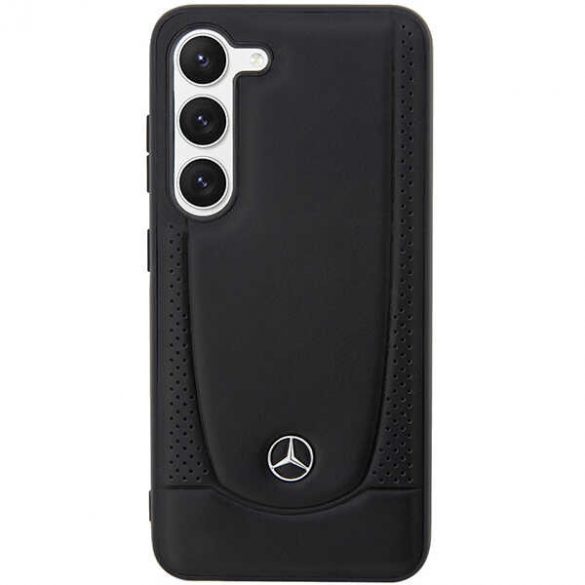 Mercedes MEHCS23MARMBK S23+ S916 czarny/negru hardcase Piele Urban