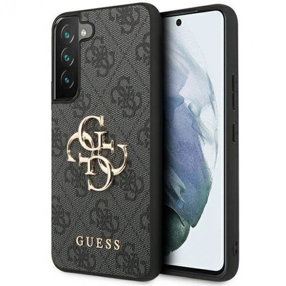 Guess GUHCS23S4GMGGR S23 S911 gri/gri hard Husă 4G Big Metal Logo husă