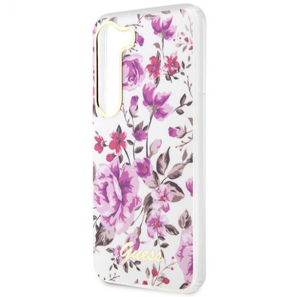 Guess GUHCS23MHCFWST S23+ S916 biały/alb hardcase Collection Flower