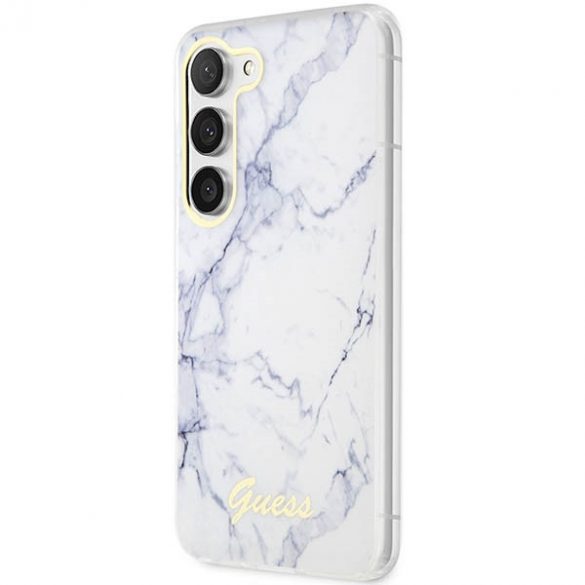 Guess GUHCS23MPCUMAH S23+ S916 biały/alb hardcase Marble