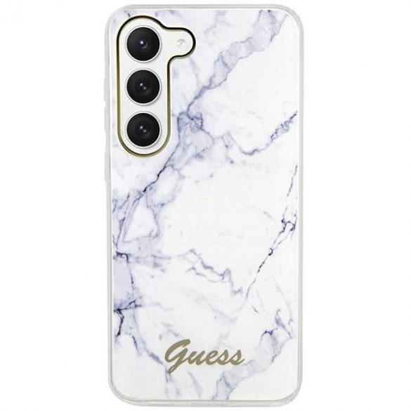 Guess GUHCS23MPCUMAH S23+ S916 biały/alb hardcase Marble