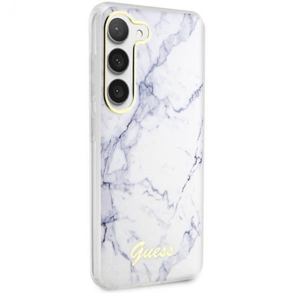 Guess GUHCS23MPCUMAH S23+ S916 biały/alb hardcase Marble