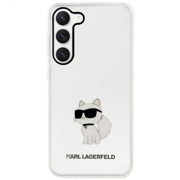 Karl Lagerfeld KLHCS23SHNCHTCT S23 S911Husă tare transparentă Ikonik Choupette