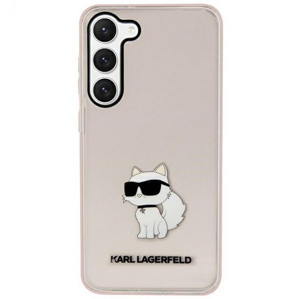 Karl Lagerfeld KLHCS23MHNCHTCP S23+ S916 rożowy/roz hardcase Ikonik Choupette