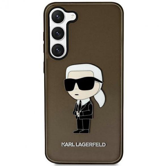 Karl Lagerfeld KLHCS23SHNIKTCK S23 S911 carcasă rigidă/neagră Ikonik Karl Lagerfeld