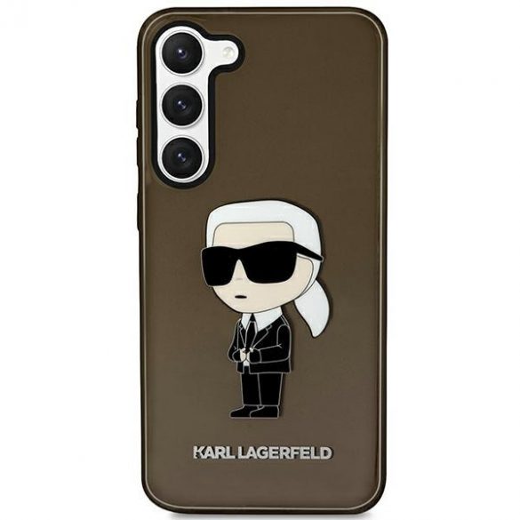 Karl Lagerfeld KLHCS23MHNIKTCK S23+ S916 carcasă rigidă/neagră Ikonik Karl Lagerfeld