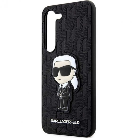 Karl Lagerfeld KLHCS23MSAKLHKPK S23+ S916 hardcase czarny/negru Saffiano Monogram Ikonik