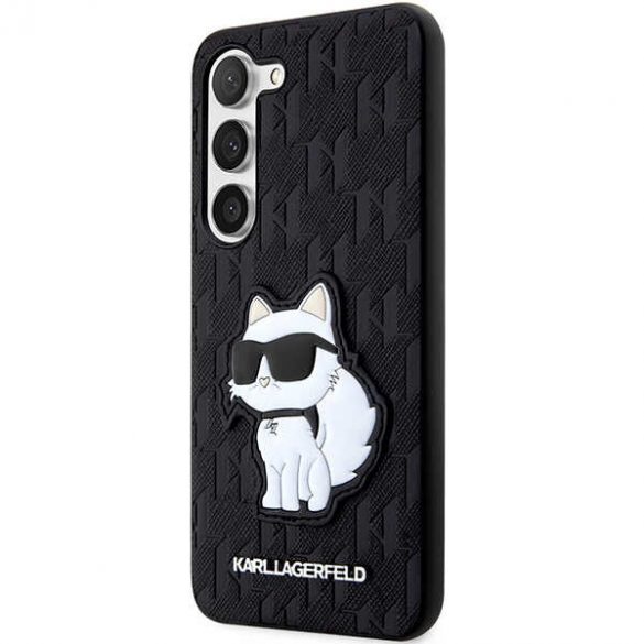 Karl Lagerfeld KLHCS23MSAKLHCPK S23+ S916 hardcase czarny/negru Saffiano Monogram Choupette