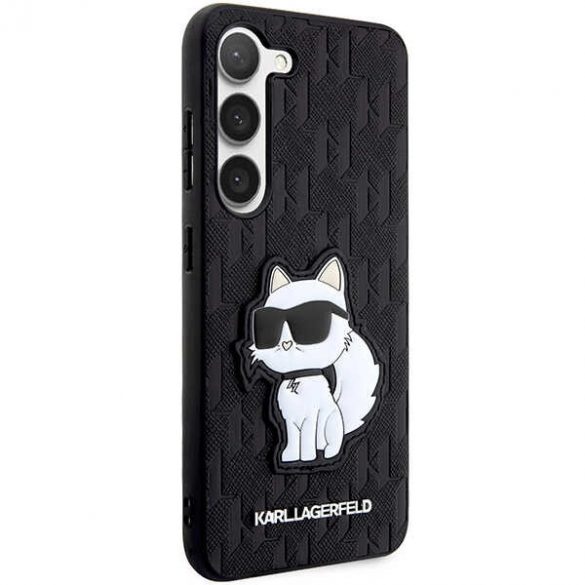 Karl Lagerfeld KLHCS23MSAKLHCPK S23+ S916 hardcase czarny/negru Saffiano Monogram Choupette