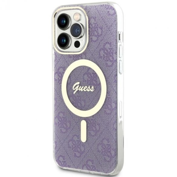 Guess GUHMP14XH4STU iPhone 14 Pro Max 6.7 husă rigidă violet/violet 4G MagSafe"