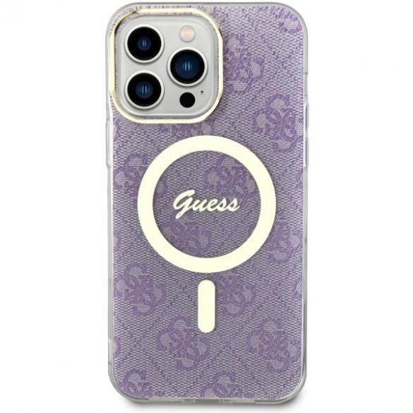 Guess GUHMP14XH4STU iPhone 14 Pro Max 6.7 husă rigidă violet/violet 4G MagSafe"