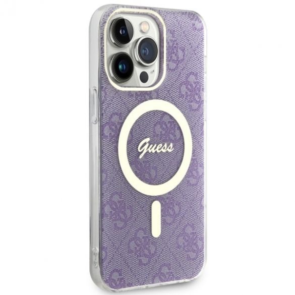 Guess GUHMP14XH4STU iPhone 14 Pro Max 6.7 husă rigidă violet/violet 4G MagSafe"