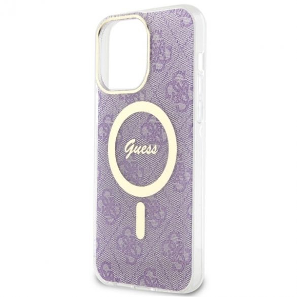 Guess GUHMP14XH4STU iPhone 14 Pro Max 6.7 husă rigidă violet/violet 4G MagSafe"