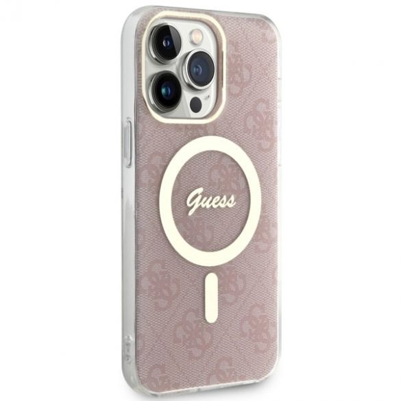 Guess GUHMP14XH4STP iPhone 14 Pro Max 6.7 rożowy/roz hardcase 4G MagSafe"