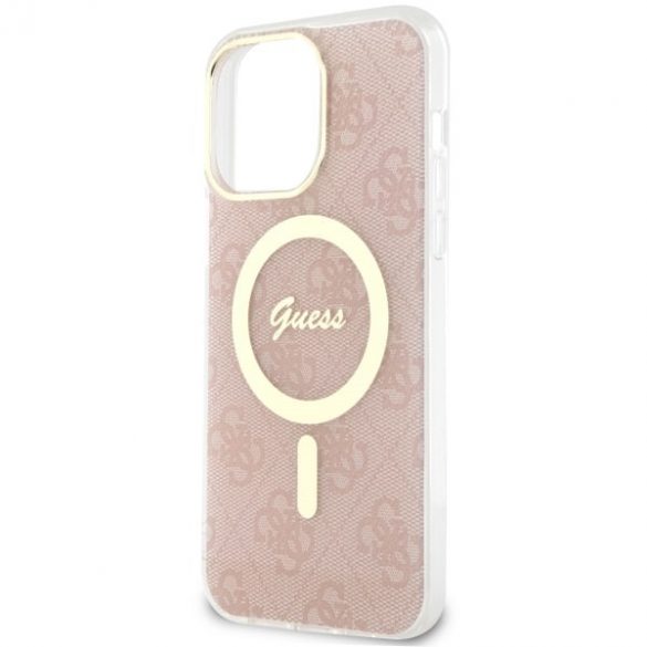 Guess GUHMP14XH4STP iPhone 14 Pro Max 6.7 rożowy/roz hardcase 4G MagSafe"