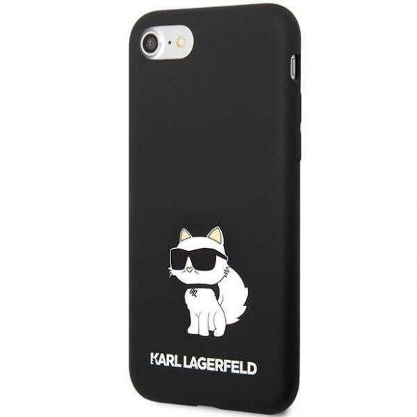 Karl Lagerfeld KLHCI8SNCHBCK iPhone 7/8/ SE 2020 / SE 2022 hardcase czarny/negru Silicon Choupette