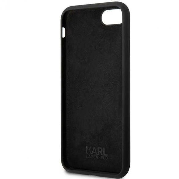 Karl Lagerfeld KLHCI8SNCHBCK iPhone 7/8/ SE 2020 / SE 2022 hardcase czarny/negru Silicon Choupette