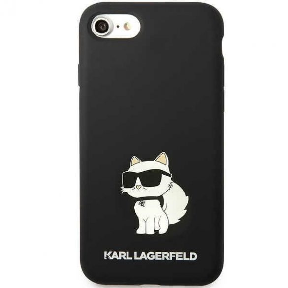 Karl Lagerfeld KLHCI8SNCHBCK iPhone 7/8/ SE 2020 / SE 2022 hardcase czarny/negru Silicon Choupette