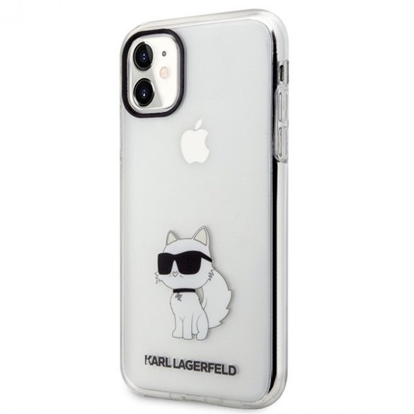 Karl Lagerfeld KLHCN61HNCHTCT iPhone 11 / Xr 6,1 husă rigidă transparentă Ikonik Choupette"