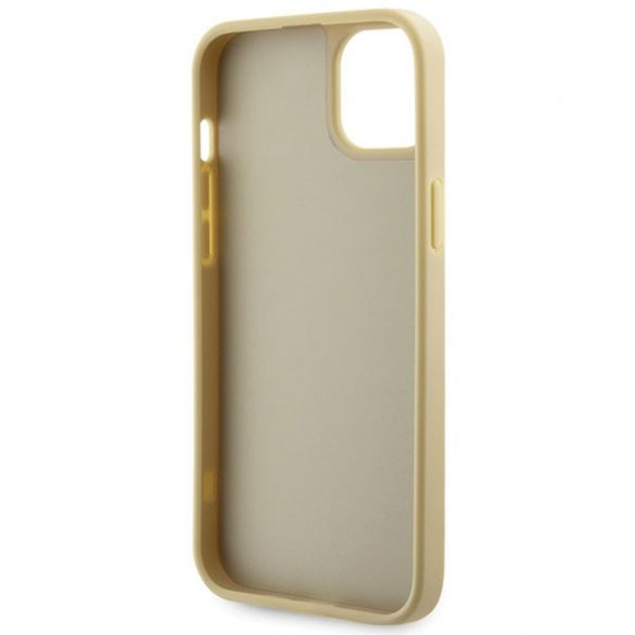 Guess GUHCP14SHDGTPD iPhone 14 / 15 / 13 6,1" złoty/aurie hardcase Triangle cu stras