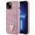 Guess GUHCP14MHDGTPP iPhone 14 Plus / 15 Plus 6.7" rożowy/roz hardcase Triunghi cu stras