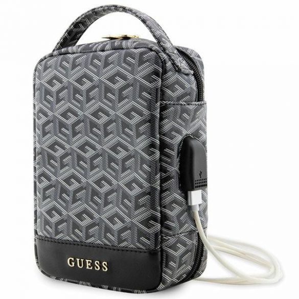 Guess Torba GUHBHGCFSEK Organizator czarny/negru GCube Stripe