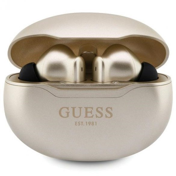 Guess Căști Bluetooth GUTWST50ED TWS + stație de andocare aur/gold Classic EST