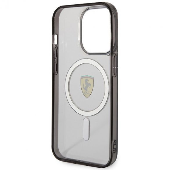 Carcasă rigidă Ferrari FEHMP14LURKT iPhone 14 Pro 6,1 przezroczysty/transparentă Outline Magsafe"