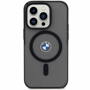 Etui BMW BMHMP14MDSLK iPhone 14 Plus / 15 Plus 6.7" czarny/negru hardcase Signature MagSafe