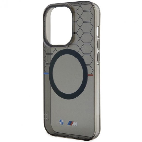 Etui BMW BMHMP14LHGPK iPhone 14 Pro 6.1 szary/grey Pattern MagSafe"