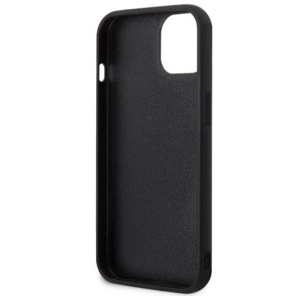 Karl Lagerfeld KLHCP14M3DRKINK Carcasă rigidă pentru iPhone 14 Plus / 15 Plus 6,7" czarny/negru Cauciuc Ikonik 3D