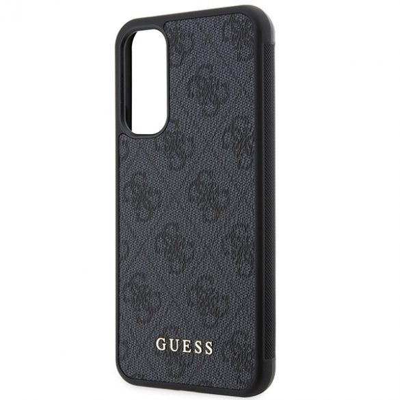 Guess GUHCSA34G4GFGR A34 5G A346 gri/gri hard Husă 4G Metal Gold Logo