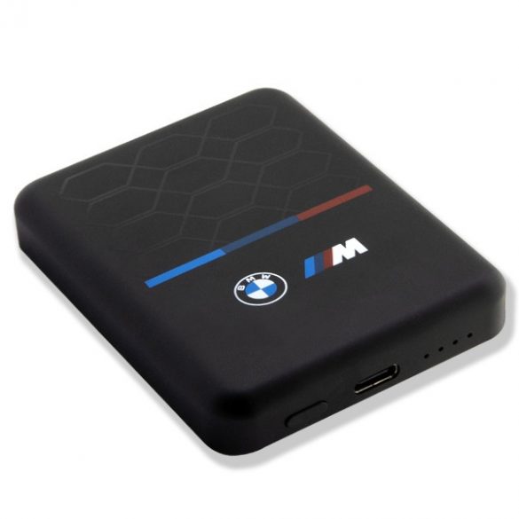 BMW Powerbank indukcyjny BMPBMS3K22PGVK 5W 3000mAh + kabel czarny/negru M Collection MagSafe