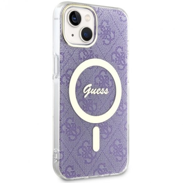 Guess GUHMP14SH4STU iPhone 14 / 15 / 13 6,1 inchi mov/violet hardcase 4G MagSafe