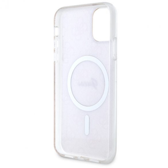 Guess GUHMN61H4STP iPhone 11 6.1 rożowy/roz hardcase 4G MagSafe"