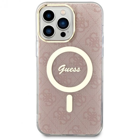 Guess GUHMP13XH4STP iPhone 13 Pro Max 6.7 rożowy/roz hardcase 4G MagSafe"