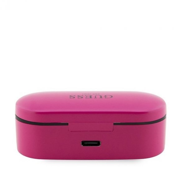 Guess Căști Bluetooth GUTWST31EM TWS + docking station magenta