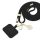 Guess GUOUCNMG4EK Universal CBDY Cord curea negru/negru Nylon 4G Metal Charm