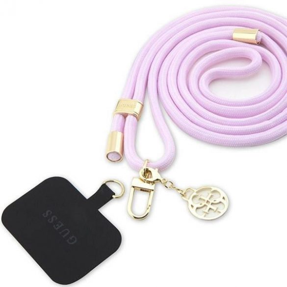 Guess GUOUCNMG4EU Cordon universal CBDY pasek liliowy/lila Nylon 4G Metal Charm