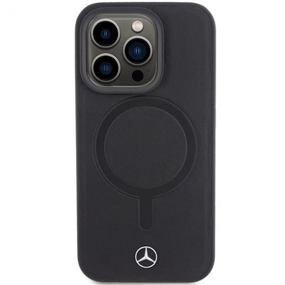 Mercedes MEHMP15L23RCMK iPhone 15 Pro 6.1 negru/negru hard Husă Smooth Leather MagSafe"