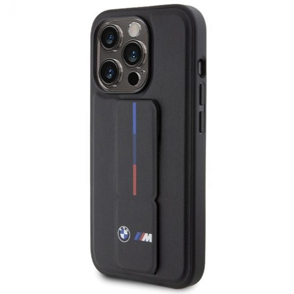 Etui BMW BMHCP15L22GSLK iPhone 15 Pro 6.1" carcasa rigidă neagră Grip Hot Stamp