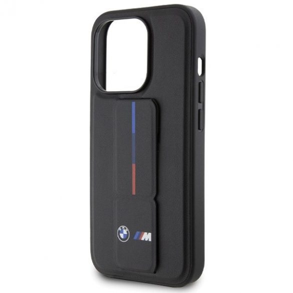 Etui BMW BMHCP15L22GSLK iPhone 15 Pro 6.1" carcasa rigidă neagră Grip Hot Stamp