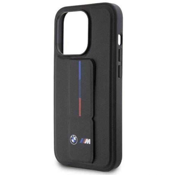 Etui BMW BMHCP15X22GSLK iPhone 15 Pro Max 6.7" carcasa rigidă neagră Grip Hot Stamp