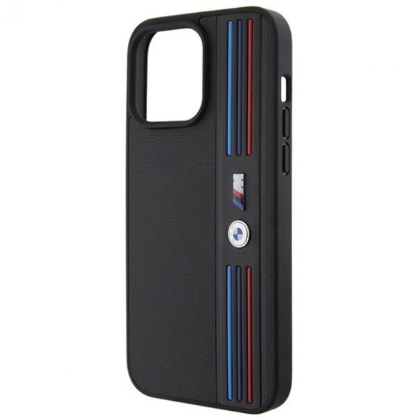 BMW BMHCP15L22PPMK iPhone 15 Pro 6.1 czarny/negru Tricolor M Collection"