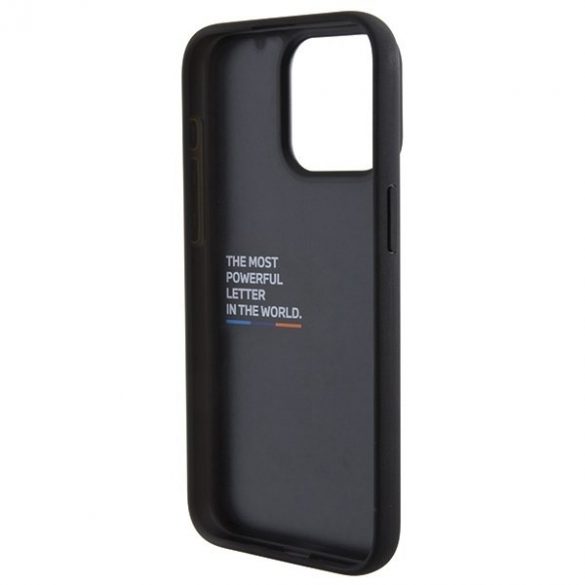 BMW BMHCP15L22PPMK iPhone 15 Pro 6.1 czarny/negru Tricolor M Collection"