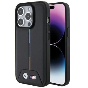 BMW BMHCP15X22PVTK Carcasă rigidă pentru iPhone 15 Pro Max 6.7, negru, matlasat, tricolor"