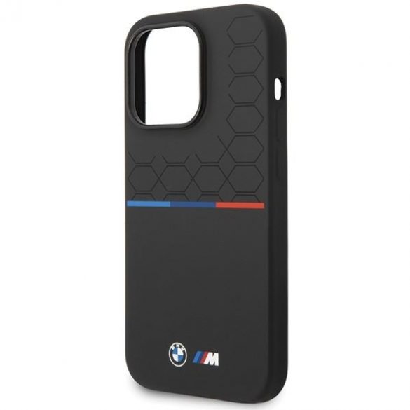 BMW BMHCP15L22SMPK iPhone 15 Pro 6.1 model siliconic czarny/negru"